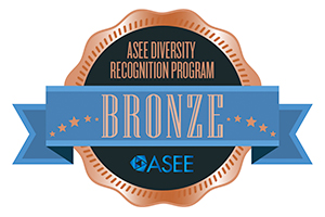 ASEE多元化认可计划铜奖徽章