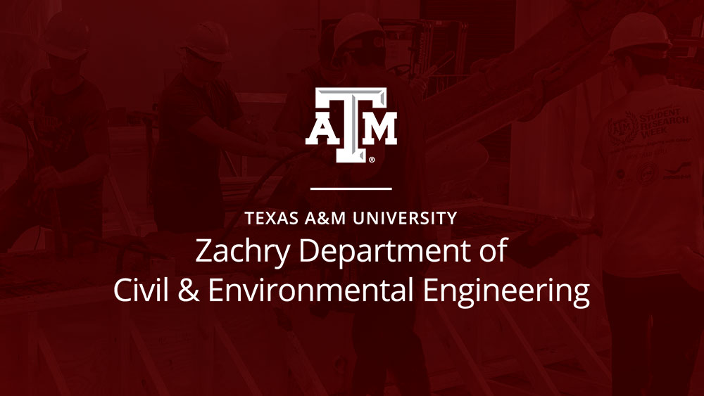 德克萨斯农工大学扎克里土木与环境工程系标志