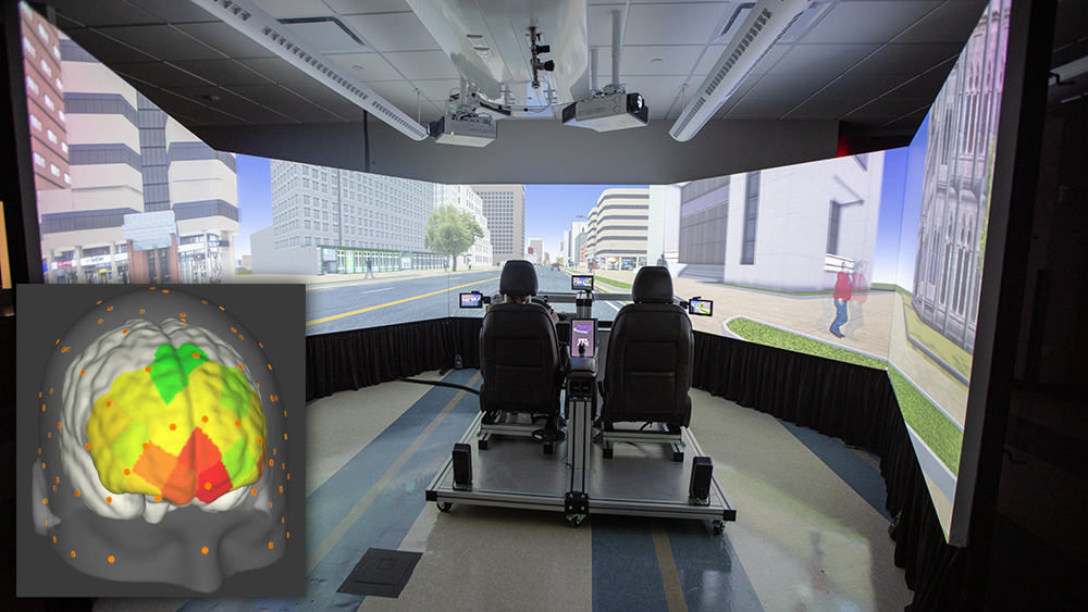 工业与系统工程系的驾驶模拟器实验室